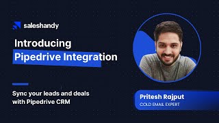 Introducing Pipedrive Integration  Saleshandy [upl. by Earle]