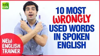 10 WRONGLY Used Words amp Expressions In English 😱  Common Grammar Mistakes Made in English Speaking [upl. by Yehc]