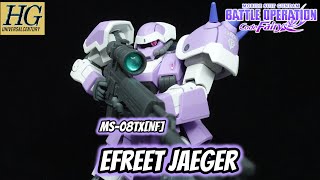 PBandai HG Efreet Jaeger Review  Gundam Battle Operation Code Fairy [upl. by Sherrie]