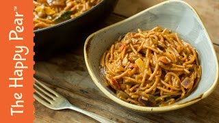 One Pot Spaghetti Bolognese  Easy Vegan Dinner [upl. by Ema]