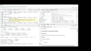 Model Ekonometrika dgn Aplikasi R Studio  Analisis VECM amp Data Panel Statis [upl. by Clo205]