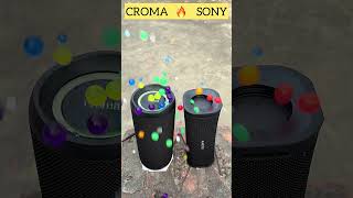 Sony vs Croma colour TesTboat jbl bluetoothspeaker [upl. by Adamina]