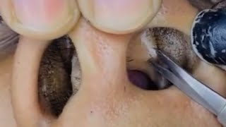 Nose Hair Cutting nose hair remove [upl. by Sholem]