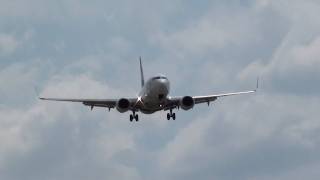 737700 Luxair LXLGR landing at St Etienne Bouthéon EBULFMH [upl. by Margaret]