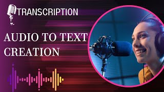 How to create transcription Audio to text conversion using ai [upl. by Oirtemed]