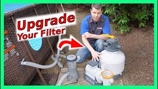 Sand Filter for above ground pool Bestway [upl. by Platto]