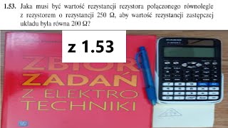 Zadanie 153 Elektrotechnika  zbiór zadań by Aleksy Markiewicz [upl. by Atila297]