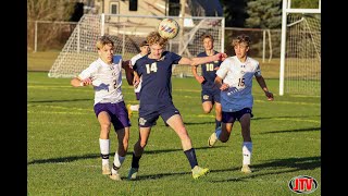 Grass Lake vs Onsted  Boys District Soccer Highlights  JTV Sports [upl. by Anoel]