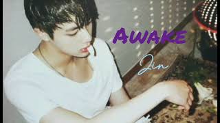 BTS Jin  Awake  Lyrics jin awake bts army xuhuong [upl. by Sitto]