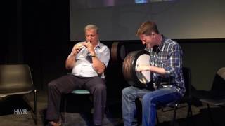 Jim Higgins bodhran 2 amp whistle teachers recital  Craiceann Bodhrán Festival 2017 [upl. by Nimzzaj]