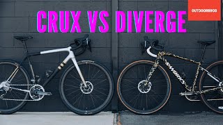 Crux vs Diverge Which is the Better Gravel Bike [upl. by Akinoj37]