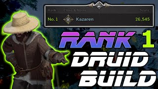 Rank 1 Druid Build High Roller PvP  Dark and Darker [upl. by Odarbil]