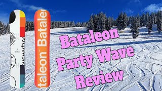 The 2024 Bataleon Party Wave Snowboard Review [upl. by Liv120]