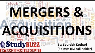 Mergers amp Acquisitions General Knowledge for XAT  TISS  CMAT  MAT [upl. by Elleirol]