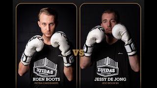 Zuidas Business Boxing 2024  Koen Boots vs Jessy de Jong [upl. by Nahallac]