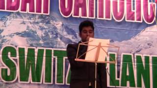 Syro Malabar Catholic Community Zürich Christmas Celebration 2015 Song by Simon Valiplackal [upl. by Sergei668]