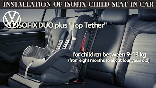 Isofix Car seats Installation in Volkswagen Taigun  Isofix Child Seats Mounts [upl. by Olegna836]