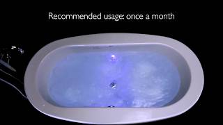 How to Use Jacuzzi® Systems Clean™ Whirlpool Bath Cleaner [upl. by Intruok]