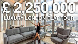 Touring a £225 Million Luxury Loft in LDN insane views  London Flat Tours [upl. by Othello]