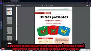 Revista O Evangelista de Crianças  outnovdez de 2024 [upl. by Sachi]