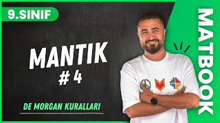 Mantık 4  De Morgan Kuralları  9SINIF MATEMATİK MatBook  2024 [upl. by Chanda]