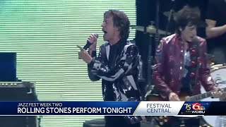 New Orleans Jazz Fest prepares for unprecedented Rolling Stones performance [upl. by Onibag]