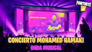 Fortnite concierto de Mohamed Hamaki Onda Musical [upl. by Neruat]