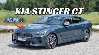 2023 Kia Stinger GT Der V6 ist WEG  Review Fahrbericht Test [upl. by Roswald]