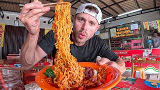 I ate the Spiciest noodles in the world Over 100 chilis  RIP Bathroom 🇮🇩 [upl. by Bree]