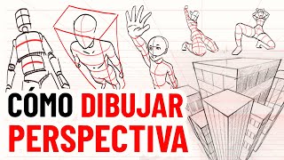 EL MÉTODO DEFINITIVO para DIBUJAR PERSPECTIVA y PROFUNDIDAD [upl. by Tarrah413]