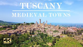 Val DOrcia Tuscany Towns  SAN GIMIGNANO VOLTERRA and MONTEREGGIONNI  ITALY 4K scenic travel [upl. by Sale]