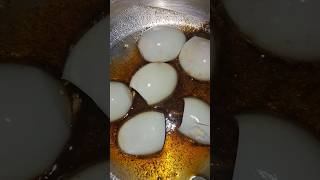 Boiled egg fry 😋 eggfood tasty healthy [upl. by Ecirtemed]