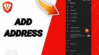 How To Add Address On Brave Private Web BrowserVPN App [upl. by Carroll]
