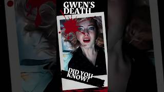 Fact about Gwens death you didnt know ytshorts shorts gwenstacy spiderman andrewgarfield [upl. by Arlynne]