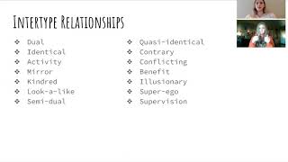 Intertype Relationships [upl. by Llenral]