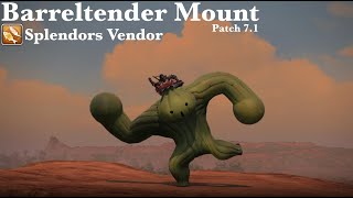 Final Fantasy XIV  Barreltender Mount [upl. by Atiuqat66]