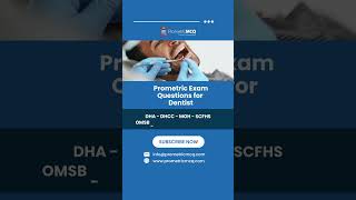 Prometric Exam Questions for Dentists for DHA DHCC UAE and Kuwait MOH SCFHS QCHP OMSB Exams [upl. by Akinehc]