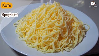 Keto Spaghetti  Egg Noodles  Molecular Gastronomy [upl. by Gnilrad]