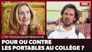 Arnaud Demanche  Pour ou contre les portables au collège [upl. by Anihta566]