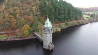 Lake vyrnwy amp pistyll Rhaeadr Wales [upl. by Riffle]