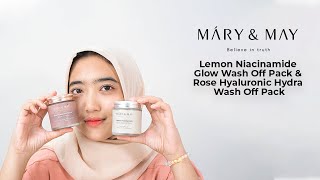 Mary amp May  Lemon amp Rose Wash Off Pack [upl. by Nais]