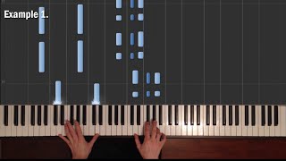 4 Chords to Improvise  to Sing 1 Axis of Awesome  How to Play piano Synthesia [upl. by Hadnama]