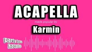 Karmin  Acapella Karaoke Version [upl. by Ellison]