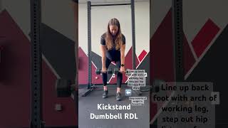 Kickstand Dumbbell RDL [upl. by Mead366]