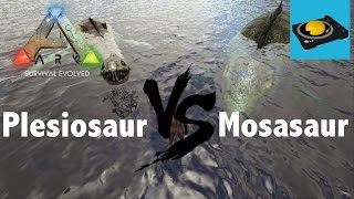 Ark Insight  Plesiosaur VS Mosasaurus [upl. by Bayly]