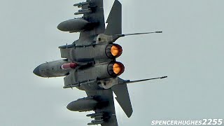 F15EX Arrival amp Engine Shutdown  EAA AirVenture Oshkosh 2024 [upl. by Bore193]