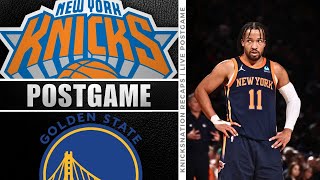 Knicks VS Warriors  Postgame Show [upl. by Lello]