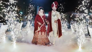 Hamari Dream Entry😍  Bride Groom Entry  Indian Wedding [upl. by Nehtiek]