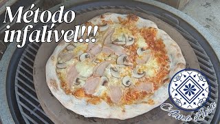 Pizza Perfeita no Kamado Joe Método Infalível [upl. by Carmelle]