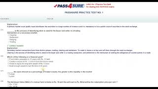 Securities Market Foundation  TEST 1  NISM Series XII  Pass for Sure  2023 [upl. by Nelleus369]